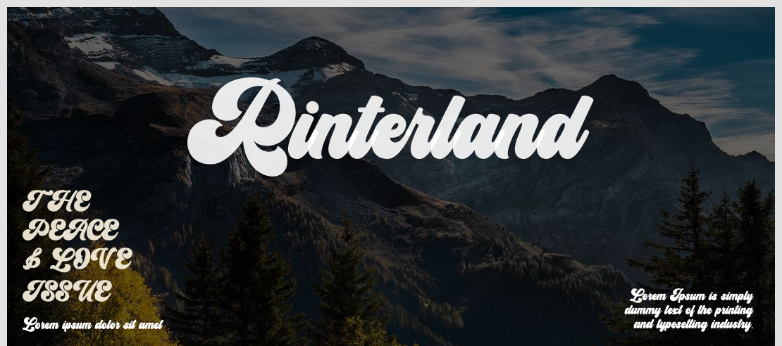 Rinterland Font