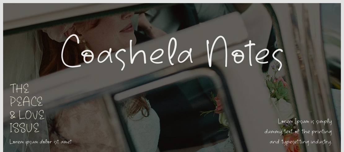 Coashela Notes Font