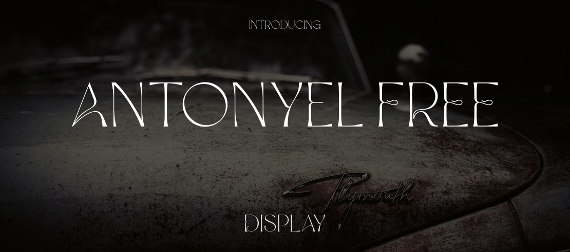 Antonyel FREE Font