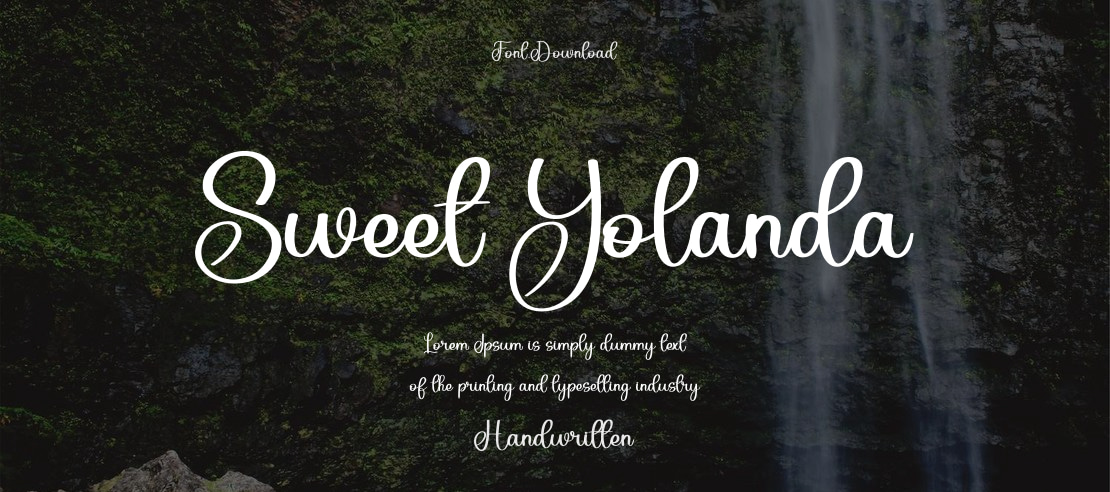 Sweet Yolanda Font