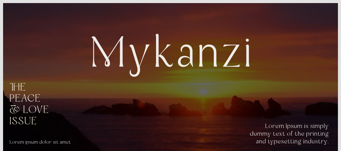 Mykanzi Font