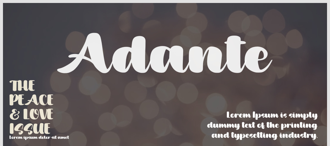 Adante Font