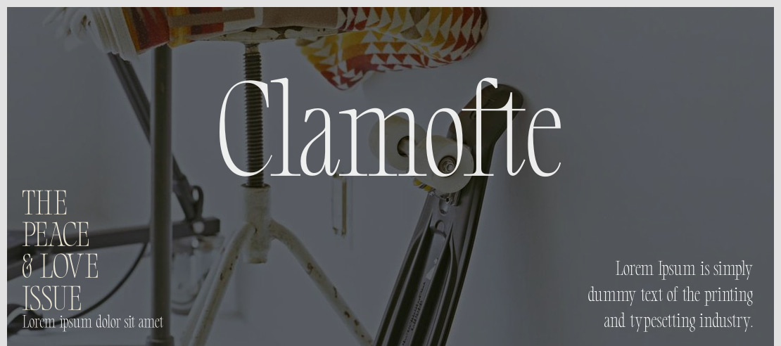 Clamofte Font