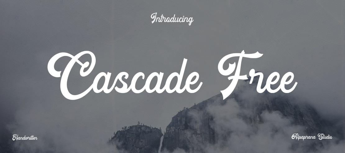 Cascade Free Font
