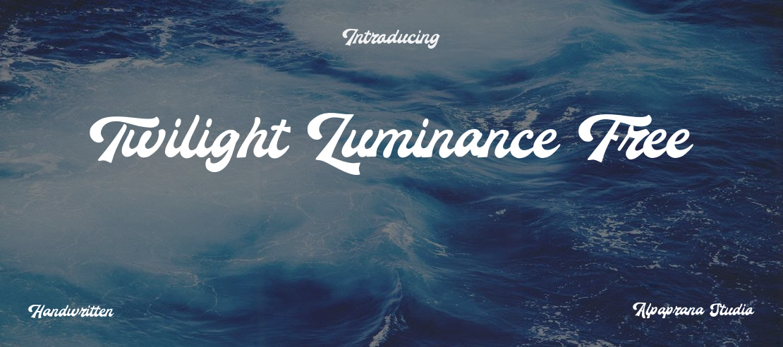 Twilight Luminance Free Font