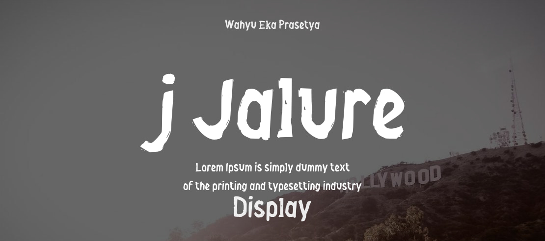 j Jalure Font