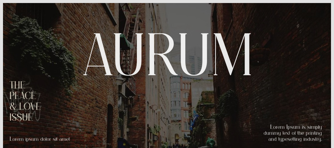 AURUM Font