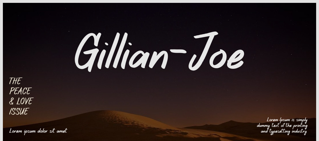 Gillian-Joe Font