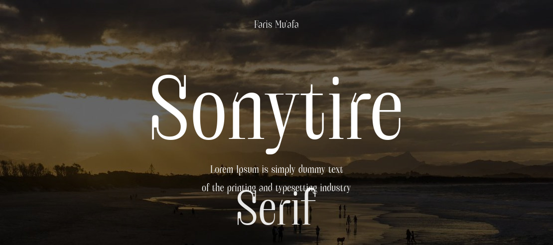 Sonytire Font