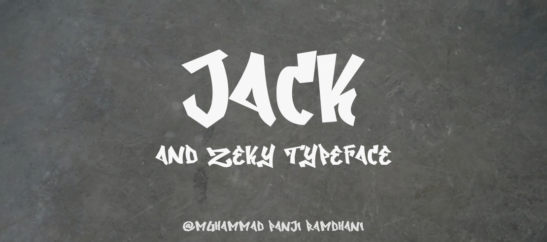 Jack and Zeky Font