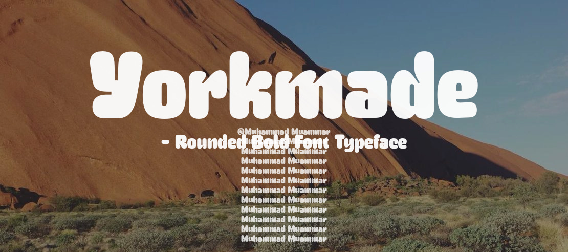 Yorkmade - Rounded Bold Font