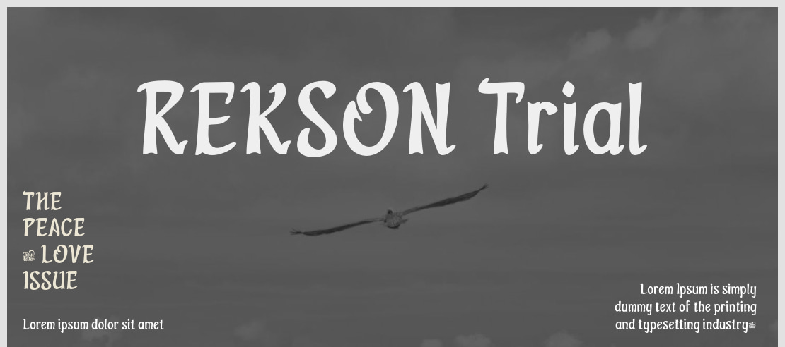 REKSON Trial Font