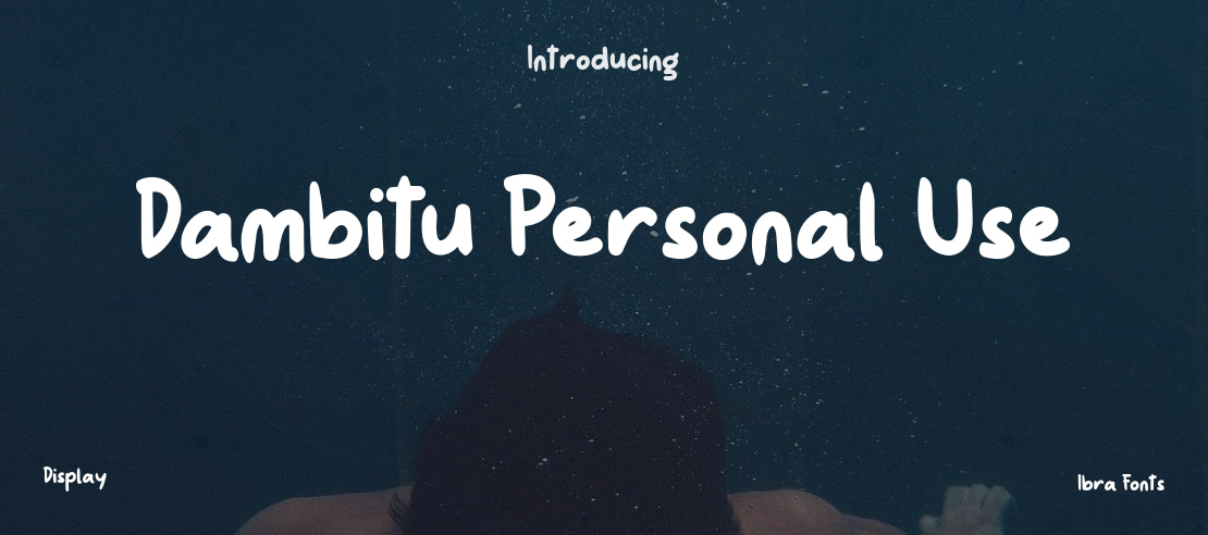 Dambitu Personal Use Font