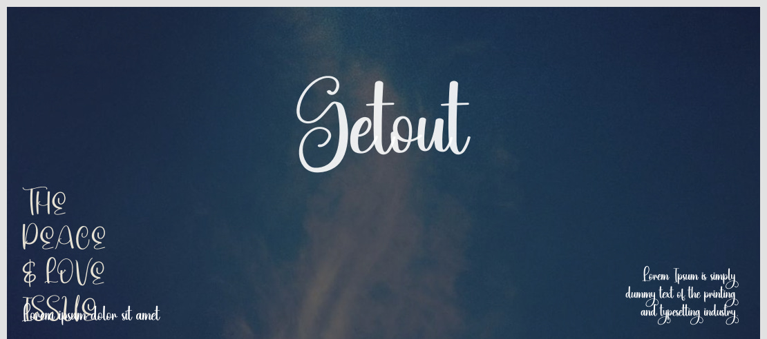 Getout Font