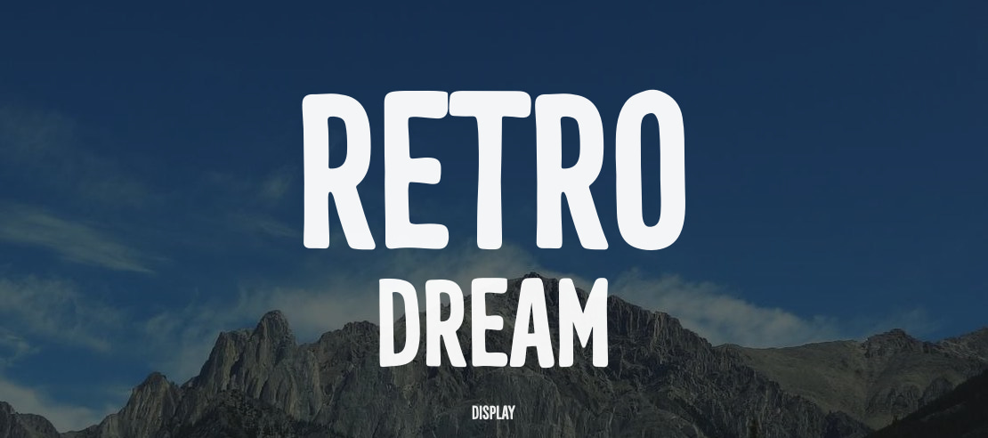 Retro Dream Font Family Download Free Font Download