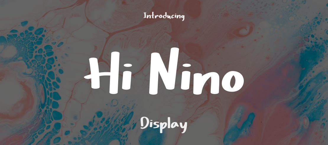 Hi Nino Font