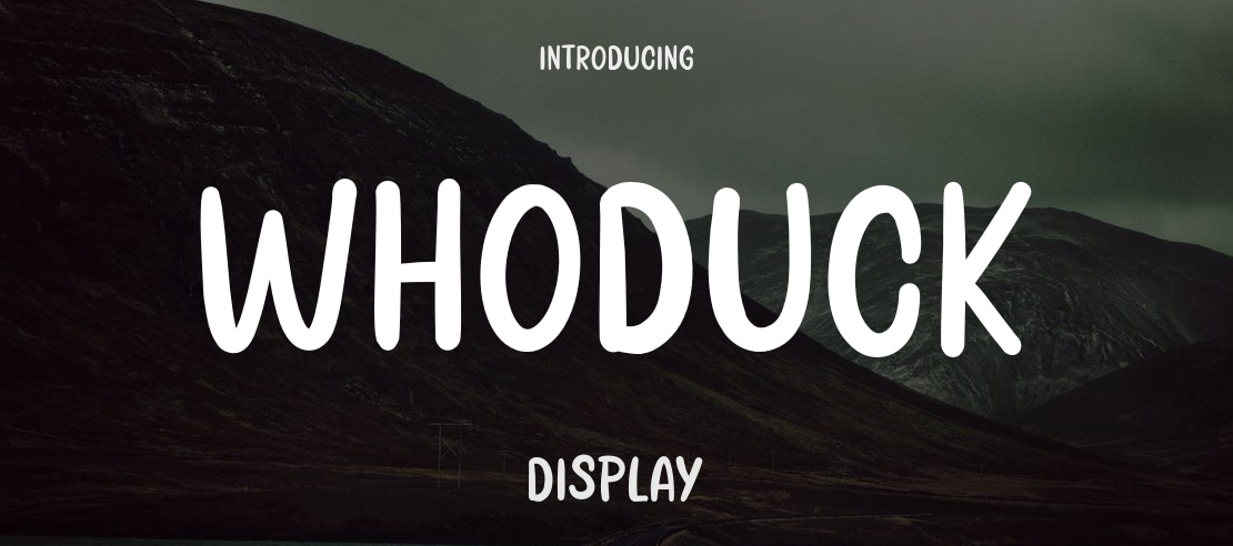 Whoduck Font