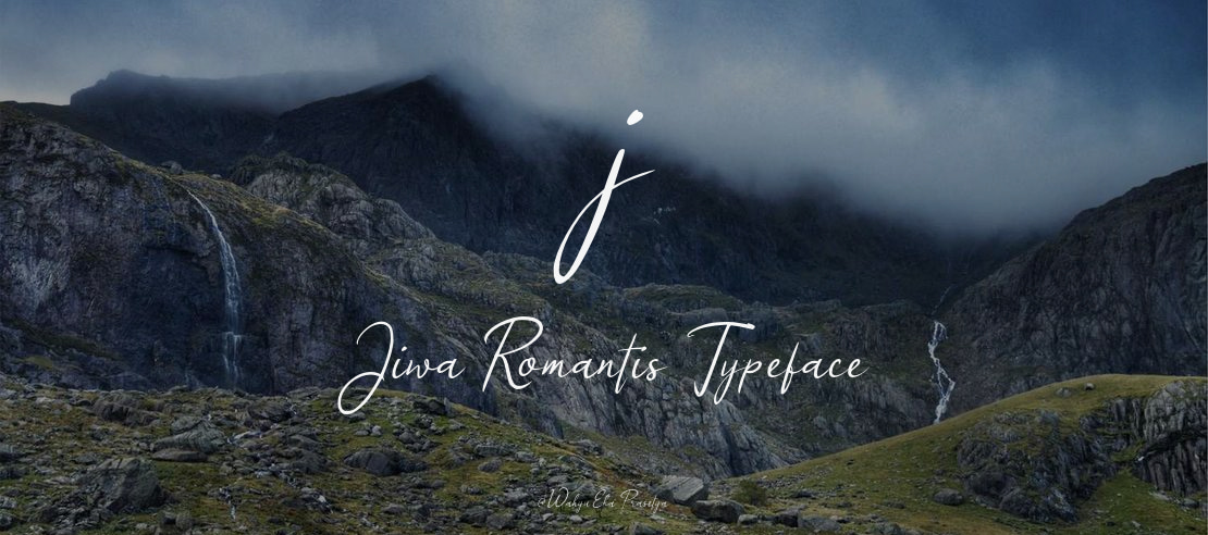 j Jiwa Romantis Font