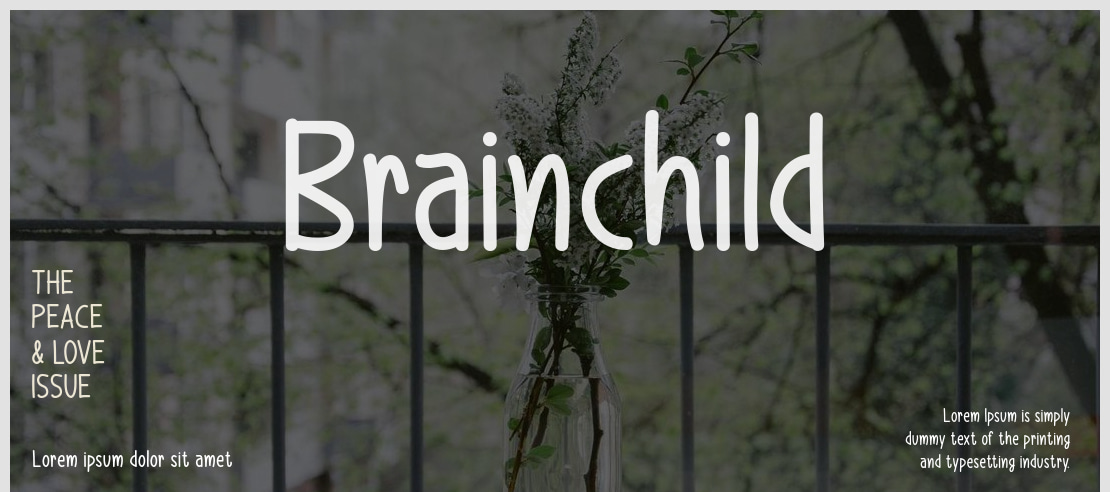 Brainchild Font