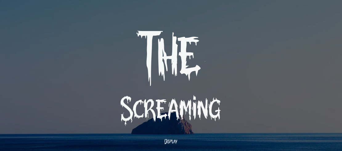 The Screaming Font