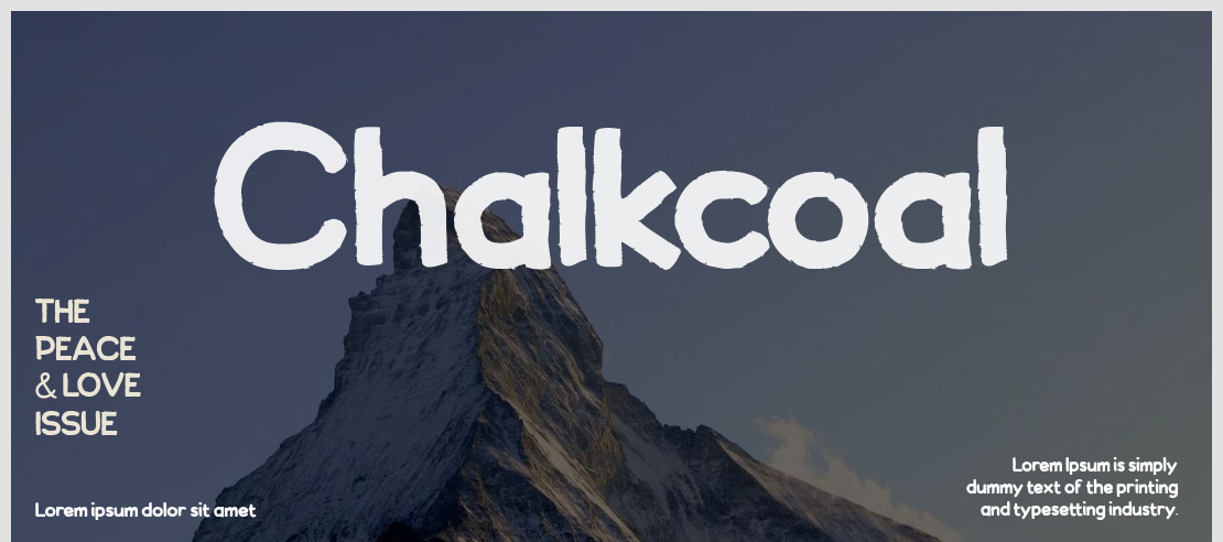 Chalkcoal Font