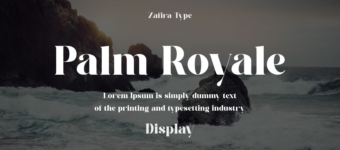 Palm Royale Font