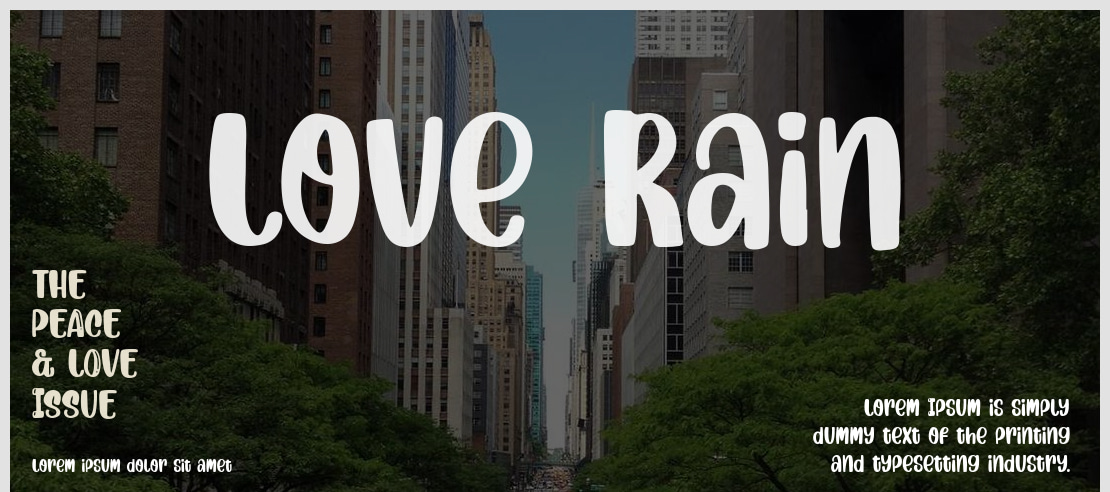 Love Rain Font