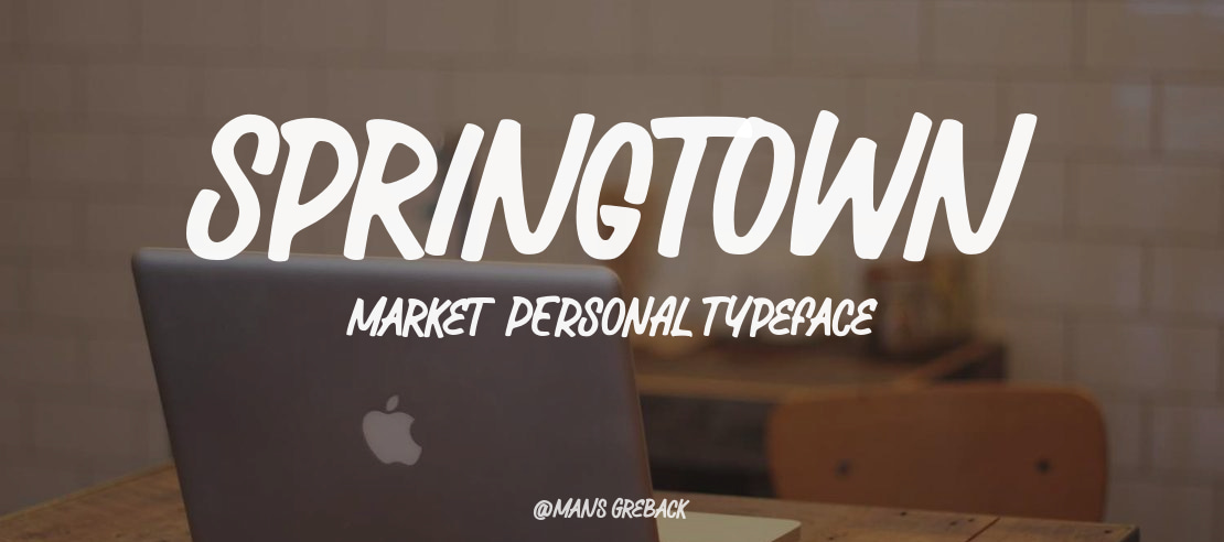 Springtown Market PERSONAL Font Family