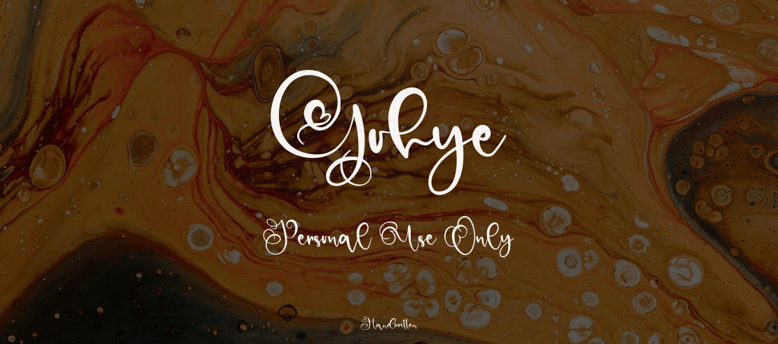 Gohye Personal Use Only Font