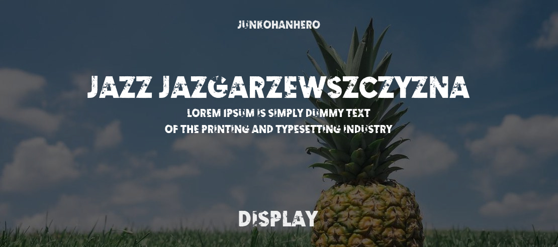 Jazz Jazgarzewszczyzna Font