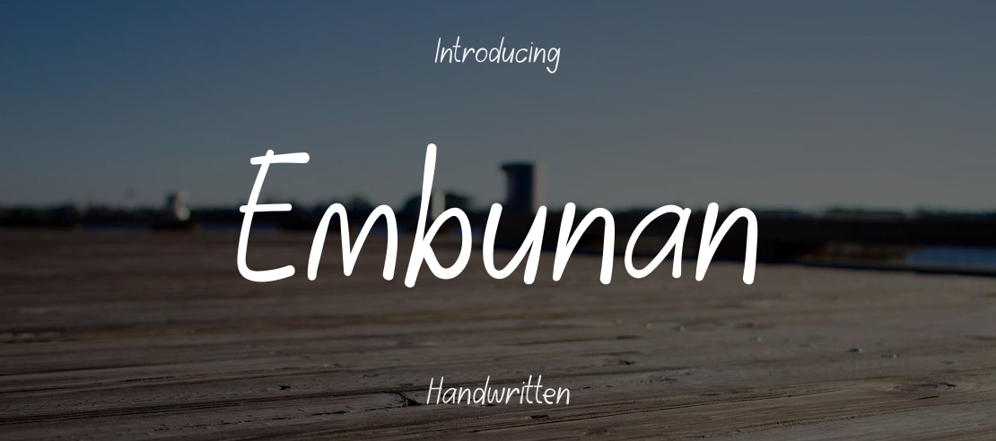 Embunan Font