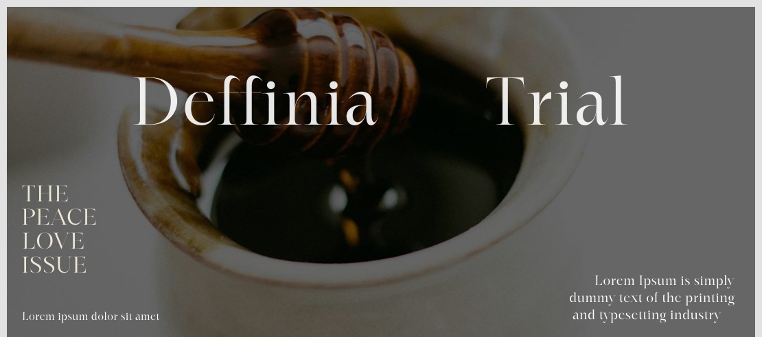 Deffinia - Trial Font
