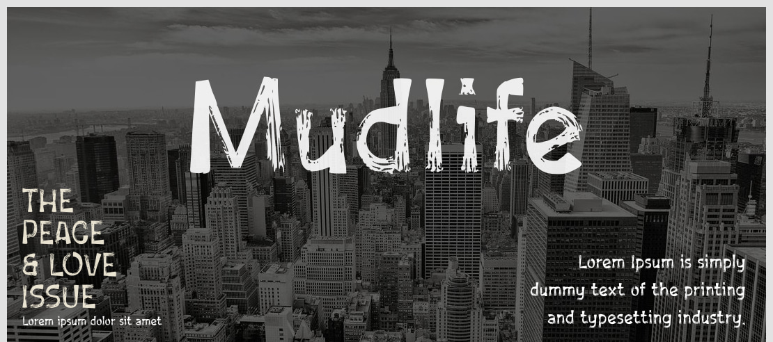 Mudlife Font