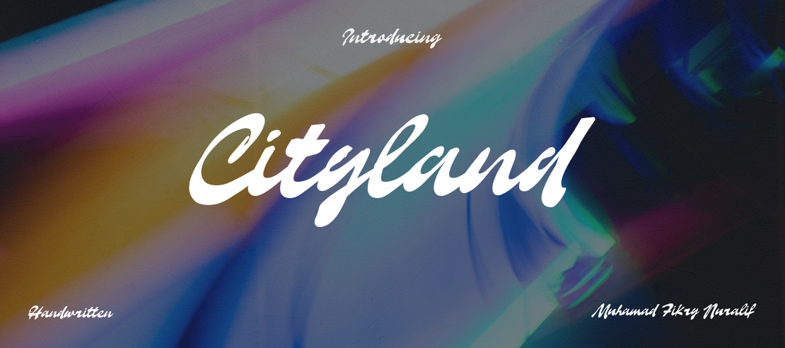 Cityland Font