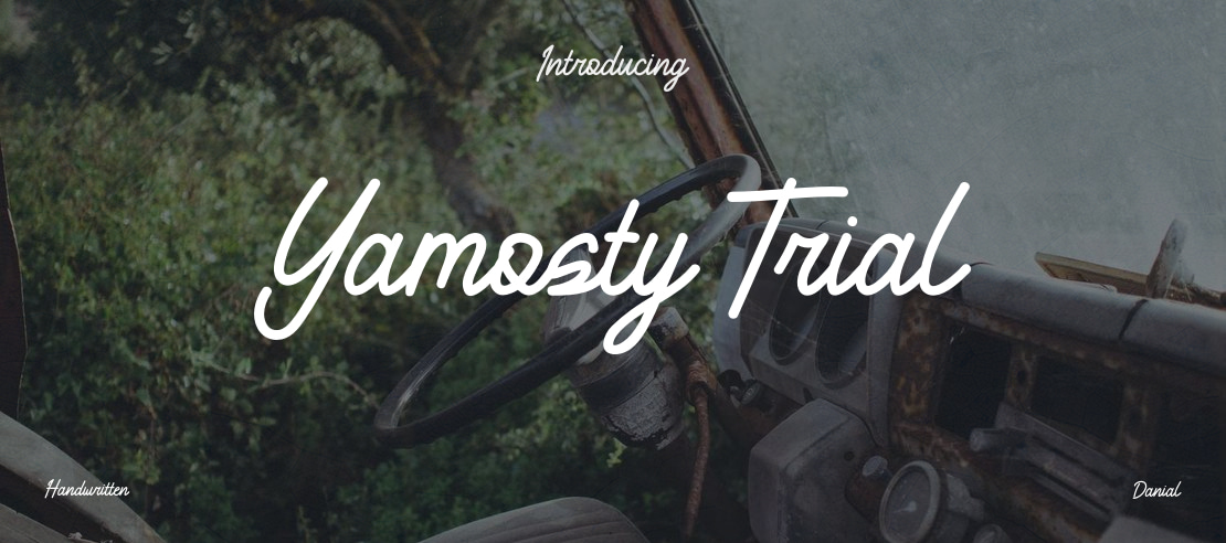 Yamosty Trial Font