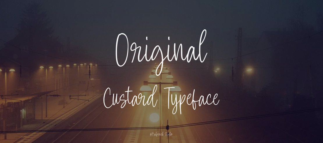 Original Custard Font