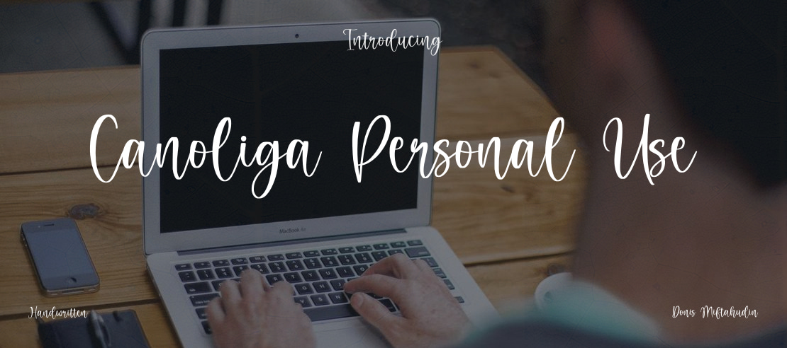 Canoliga Personal Use Font