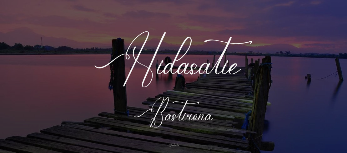 Hidasatie Bastirona Font