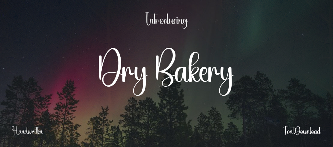 Dry Bakery Font