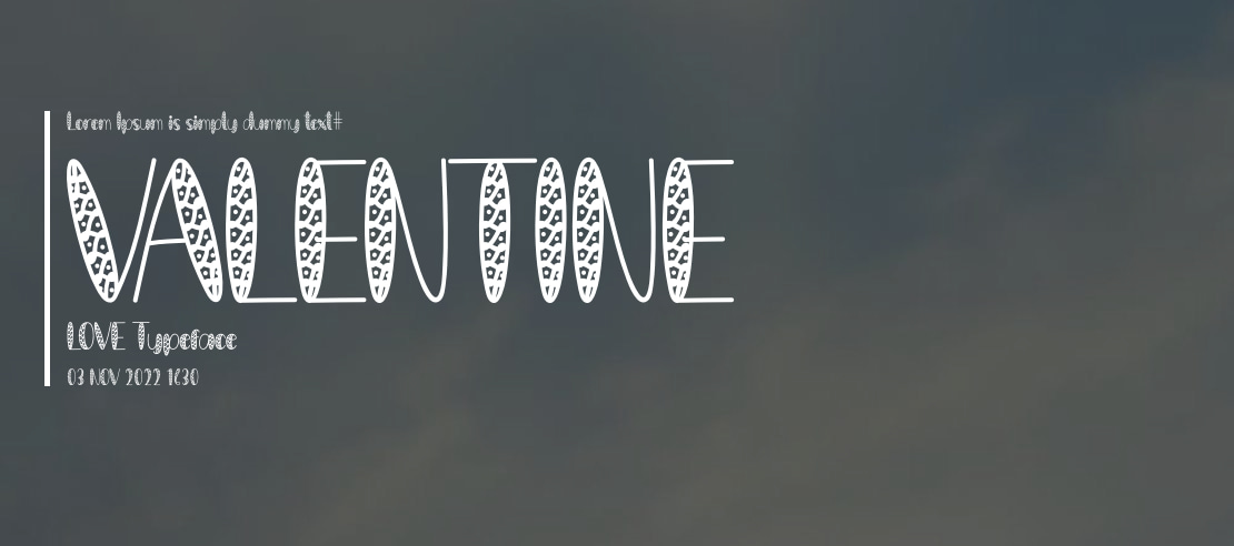 VALENTINE LOVE Font