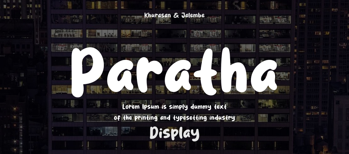 Paratha Font