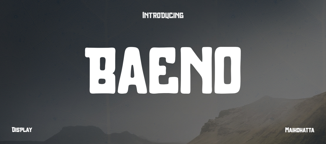 BAENO Font