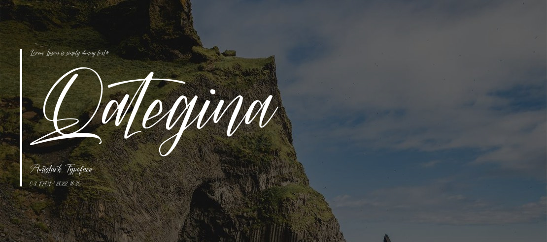 Qategina Amistark Font