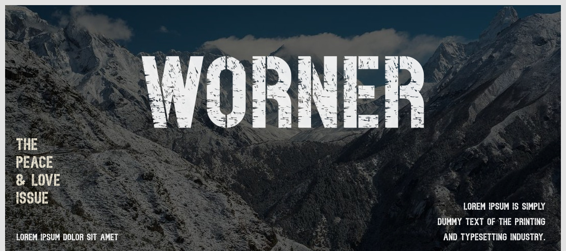 WORNER Font