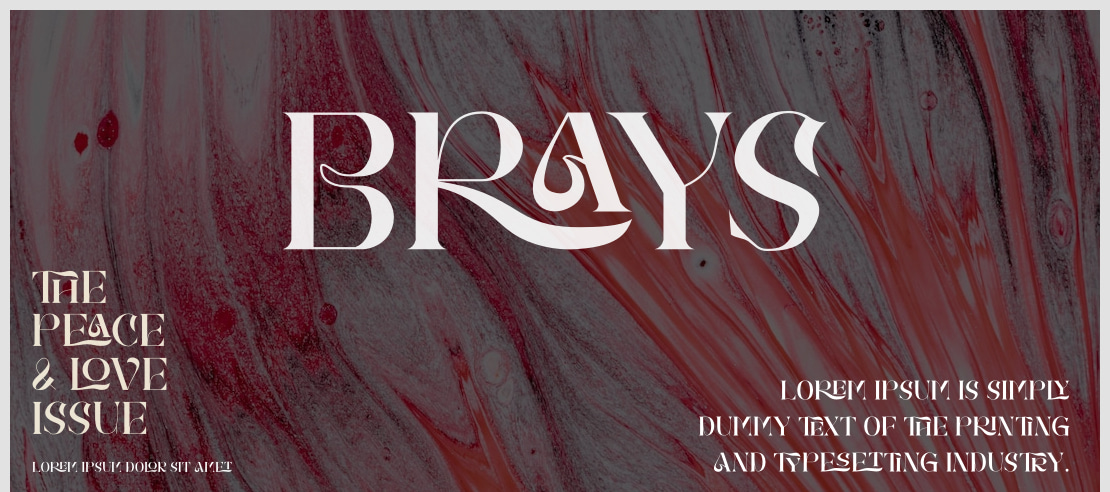 Brays Font