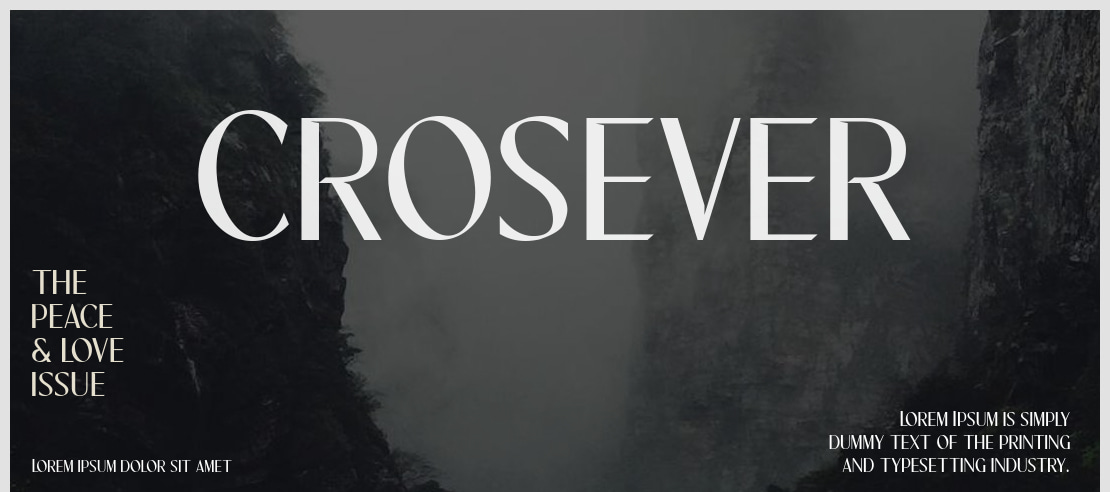 Crosever Font