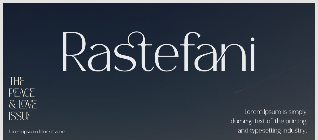 Rastefani Font