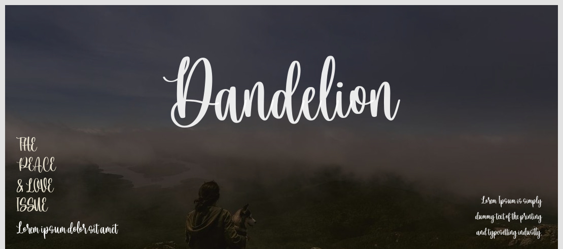 Dandelion Font