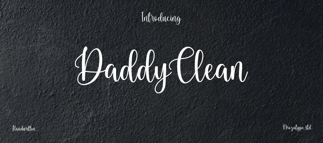 Daddy Clean Font