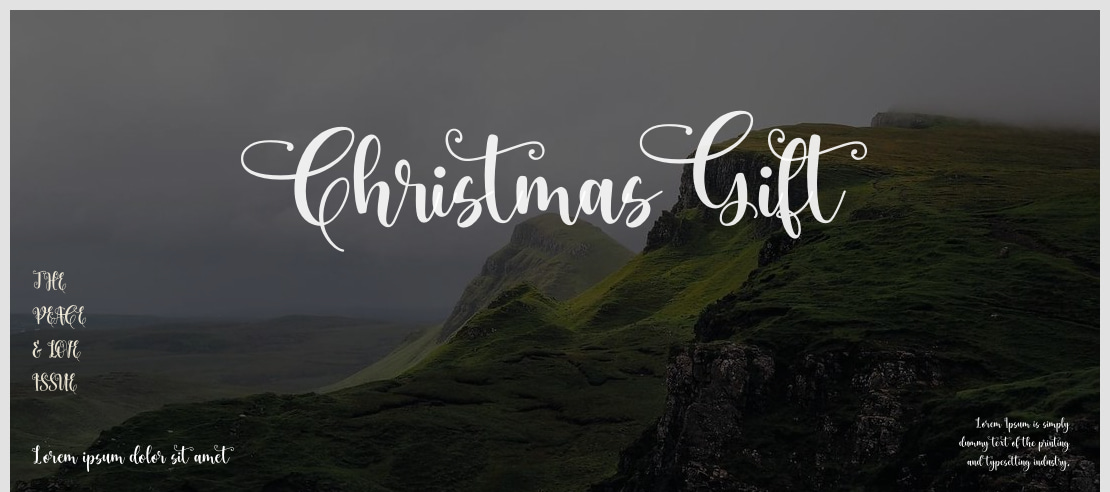 Christmas Gift Font